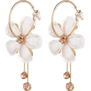 Gold Plated Floral Earrings for Girls and Women